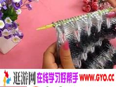 手工DIY毛线编织《棒针编织练习实例》围巾49个实例视频教程