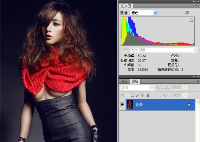 学看人像数码照片的直方图 学看人像数码照片的直方图