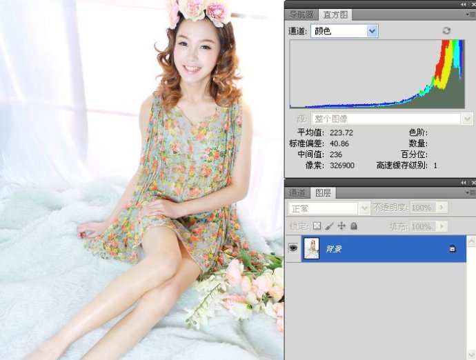 学看人像数码照片的直方图 学看人像数码照片的直方图