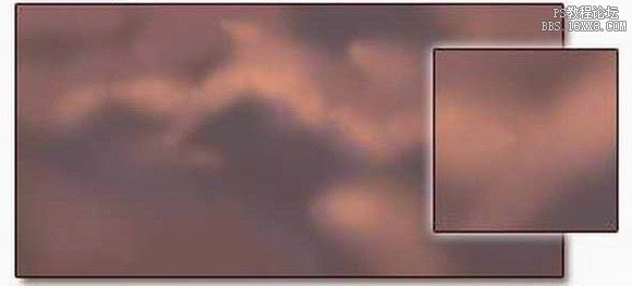 Photoshop制作阳光穿透的卷积云彩效果