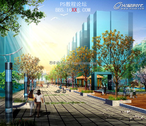 Photoshop实例教程:阳光效果的制作与应用,PS教程,思缘教程网